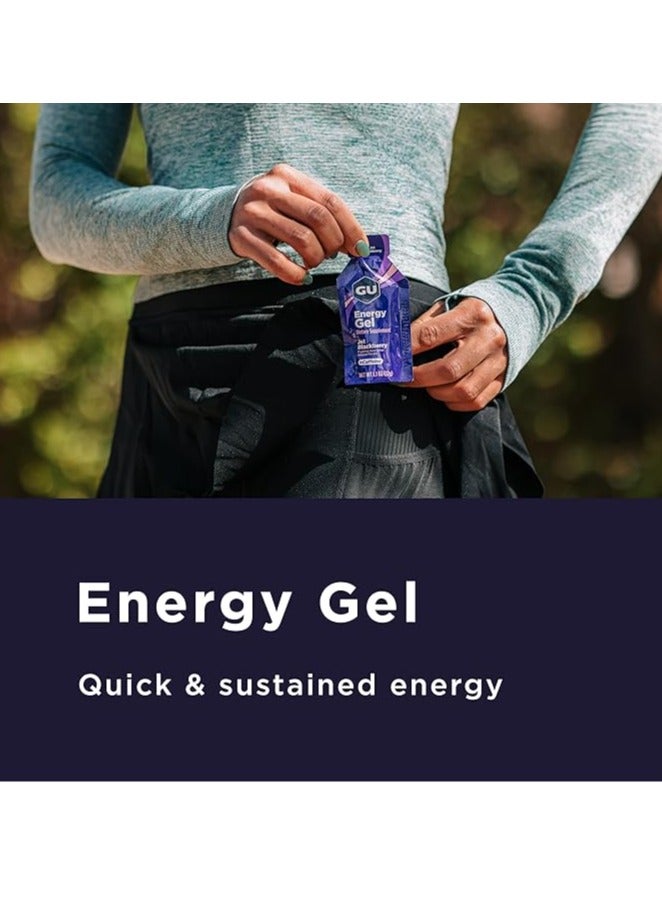 GU Energy Original Sports Nutrition Energy Gel, Vegan, Gluten-Free, Kosher, and Dairy-Free On-the-Go Energy for Any Workout, 8-Count, Chocolate Outrage - Image 3